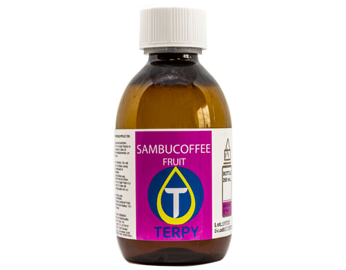 Sambucoffee 5_liqudo_fruttati Bouteille de 250ml liquides cigarette electronique fruite Sambucoffee