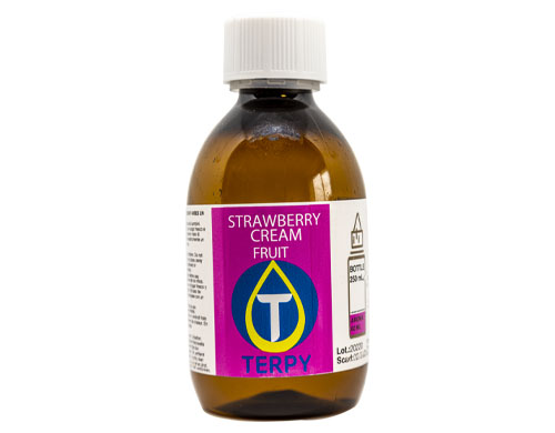 Sigaretta_elettronica_Strawberry Cream 5 Bouteille de 250ml liquides cigarette electronique fruite Strawberry Creamdi fragole