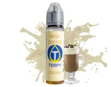 bouteille de liquide gourmand au goût de irish coffee sans nicotine