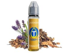 bouteille de 30 ml de e-liquide pour cigarette electronique au goût de lavander