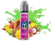 flacon au goût exotic de e-liquide fruite san nicotine