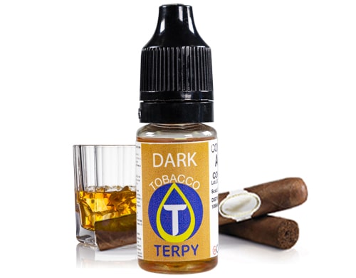 bouteille de dark arome au gout de tabac pour cigarette electronique