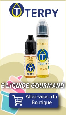 Bannière Terpy e liquide gourmand pour cigarette electronique