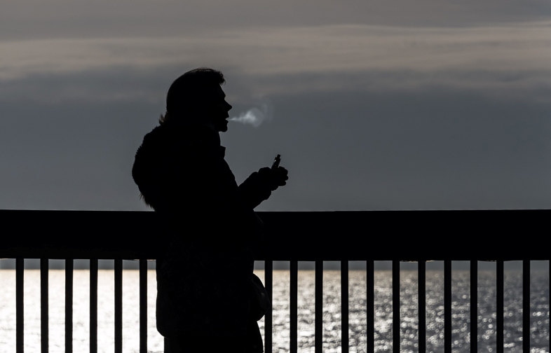 Liquide pour cigarette électronique à saveur d'herbe