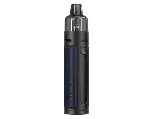 Cigarette électronique iSolo-R avec poignée en cuir bleu