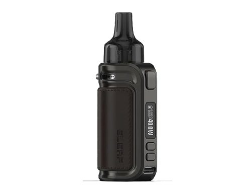 Cigarette électronique iSolo Air avec poignée en cuir noir