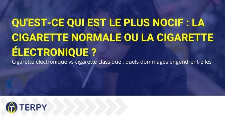 La cigarette classique ou électronique est-elle plus nocive?