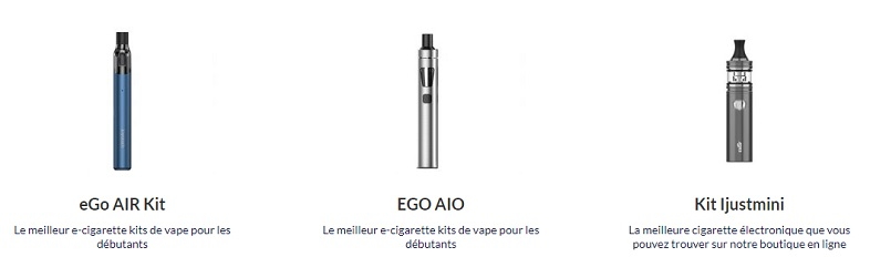 3 cigarettes électroniques sur Terpy.fr