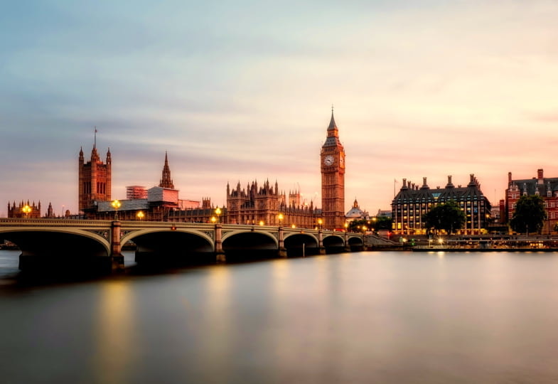 Vue de la capitale anglaise Londres