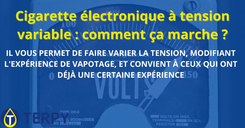 Cigarette électronique à tension variable : comment ça marche ?