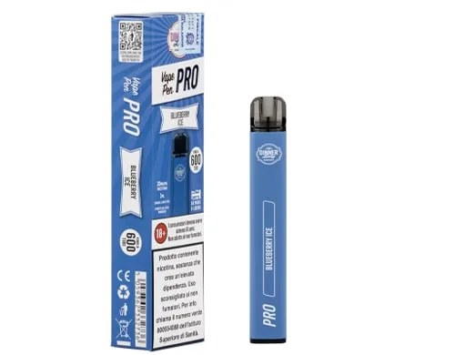 Packaging Dinner Lady Vape Pen Blueberry Ice
