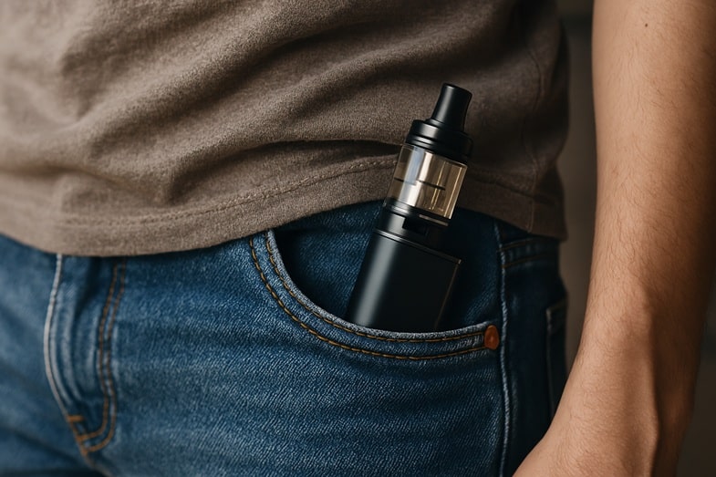 E-cig: portabilité et discrétion