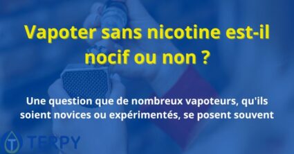 vapoter sans nictoine est-il nocif?