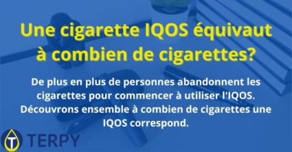 Une cigarette IQOS équivaut à combien de cigarettes?