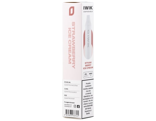 IWIK vape pen strawberry ice cream box