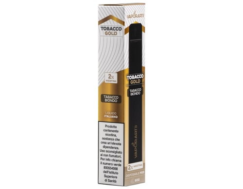 VAPORART vape pen tobacco gold box