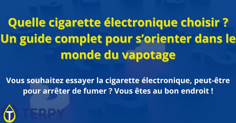 Quelle cigarette électronique choisir ? Un guide complet