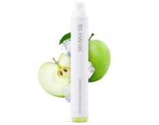 cigarette électronique jetable IWIK goût green apple ice