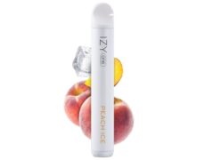 cigarette électronique jetable IZY goût peach ice 